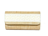 Straw Avery- Natural Greek Key- Sample Sale- Final Sale - Lisi Lerch