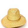 Straw Hat with Brown Thin Rope- Sample Sale- Final Sale - Lisi Lerch