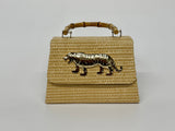 Straw Lulu Bag with Bamboo Handle - Lisi Lerch