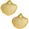 Sullivan Gold Shell Earring - 18k Gold Plated - Belle of the Ball Collection - Lisi Lerch