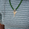 Susie - Beaded Quartz - Eagles Charm Necklace - Lisi Lerch