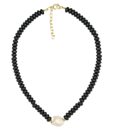 Susie- Quartz Beaded Necklace with freshwater Pearl - Lisi Lerch