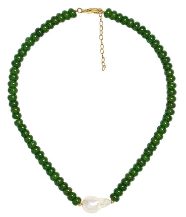 Susie - Quartz Beaded Necklace with freshwater Pearl - Lisi Lerch