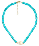 Susie - Quartz Beaded Necklace with freshwater Pearl - Lisi Lerch