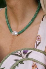 Susie - Quartz Beaded Necklace with freshwater Pearl - Lisi Lerch