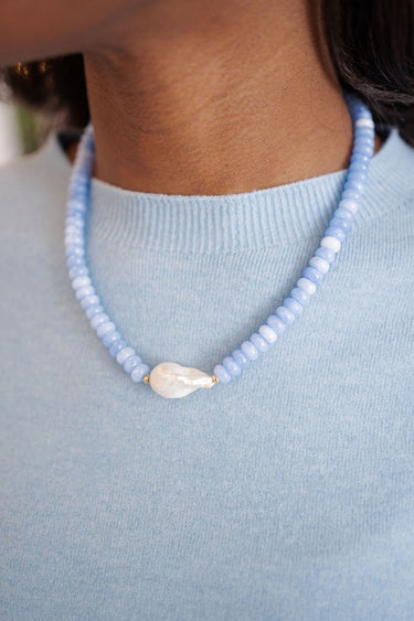 Susie - Quartz Beaded Necklace with freshwater Pearl - Lisi Lerch