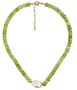 Susie - Quartz Beaded Necklace with freshwater Pearl - Lisi Lerch