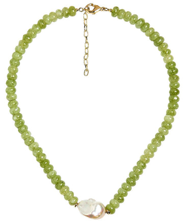 Susie - Quartz Beaded Necklace with freshwater Pearl - Lisi Lerch