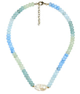 Susie- Quartz Beaded Necklace with freshwater Pearl - Lisi Lerch