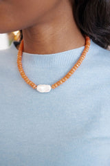 Susie - Quartz Beaded Necklace with freshwater Pearl - Lisi Lerch
