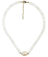 Susie - Quartz Beaded Necklace with freshwater Pearl - Lisi Lerch