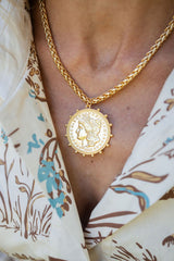 The Heritage- Vintage Coin - 18k Gold Plated - Lisi Lerch
