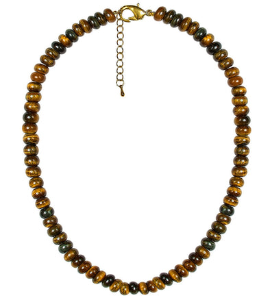 Tiger Eye Beaded Necklace - Lisi Lerch