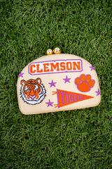 Tigers- Embroidered Clutch - Lisi Lerch
