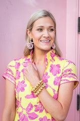 Tula - Coral Acrylic Earring - Lisi Lerch