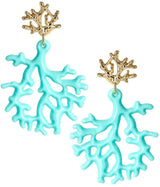 Tula - Coral Acrylic Earring - Lisi Lerch