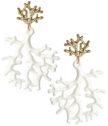 Tula - Coral Acrylic Earring - Lisi Lerch