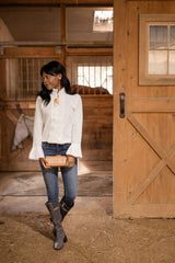 Vivi - Statement Doorknocker Statement Necklaces - 18k Plated Gold - Lisi Lerch