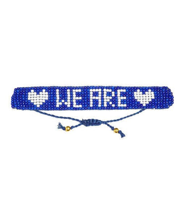 We Are - Flat Adjustable Beaded Bracelet - Lisi Lerch