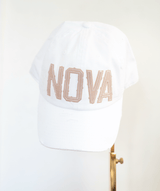 White Distressed Nova Baseball Hat - Lisi Lerch