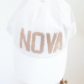 White Distressed Nova Baseball Hat - Lisi Lerch